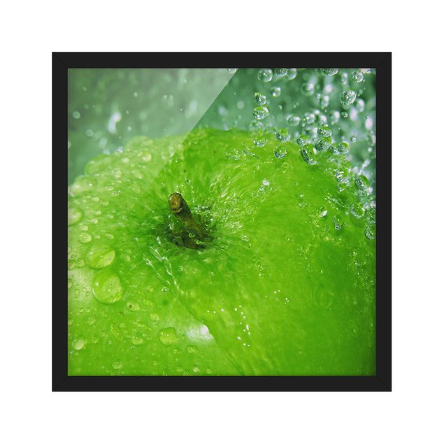 Poster con cornice - Green Apple - Quadrato 1:1