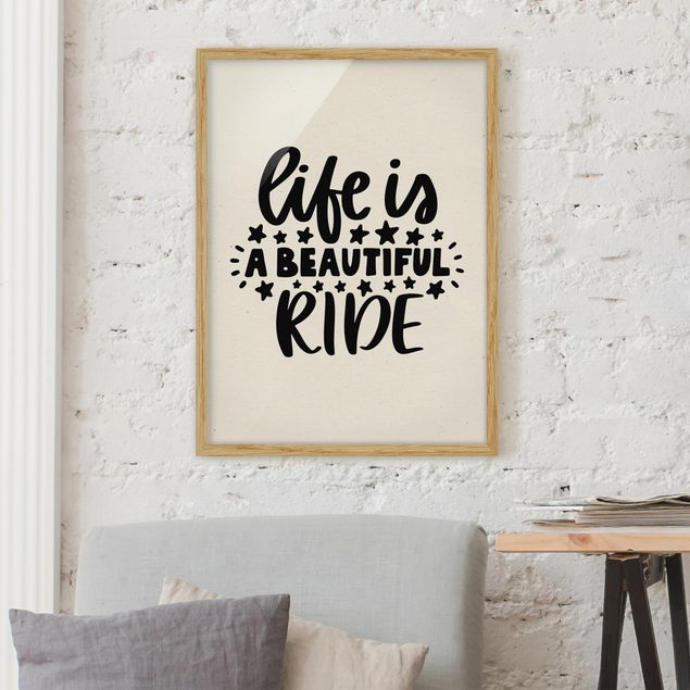 Poster con cornice - A Beautiful Ride - Verticale 4:3