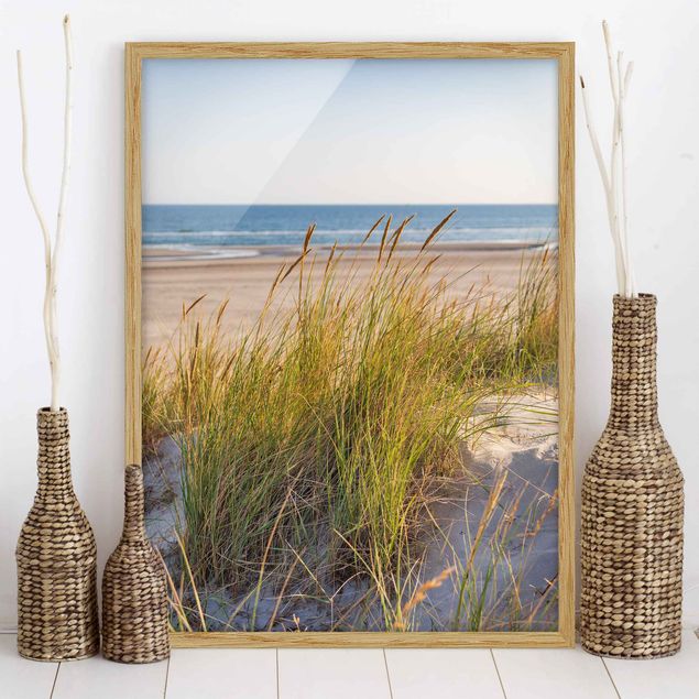 Poster con cornice - Beach Dune Al Mare - Verticale 4:3