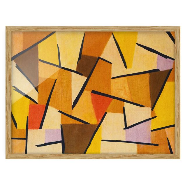 Poster con cornice - Paul Klee - Harmonized Fight - Orizzontale 3:4