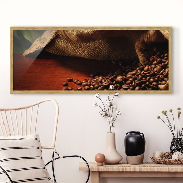 Poster con cornice - Dulcet Coffee - Panorama formato orizzontale