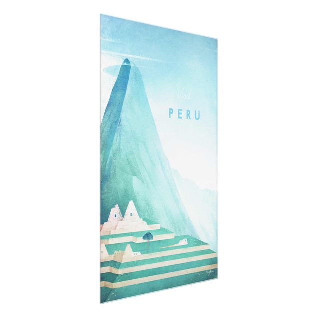 Quadro in vetro - Poster di viaggio - Perù - Verticale 3:2