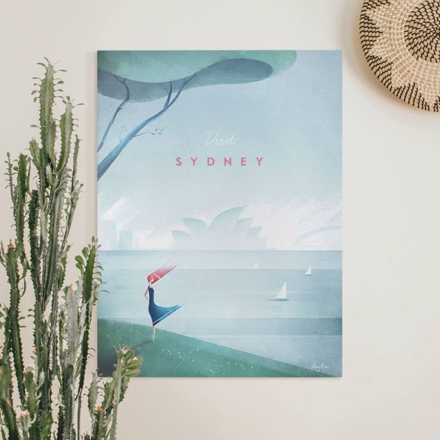 Stampe su tela mare Poster di viaggio - Sidney