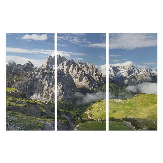 Stampa su tela 3 parti - Italian Alps - Verticale 2:1