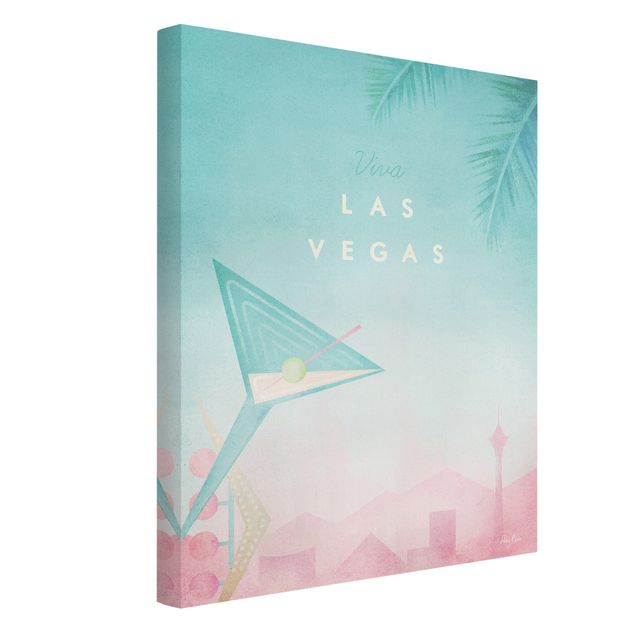 Quadri su tela Poster di viaggio - Viva Las Vegas