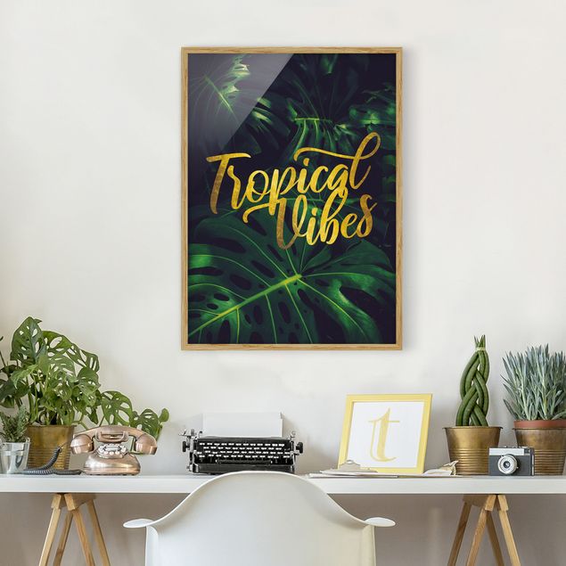 Poster con cornice - Jungle - Tropical Vibes