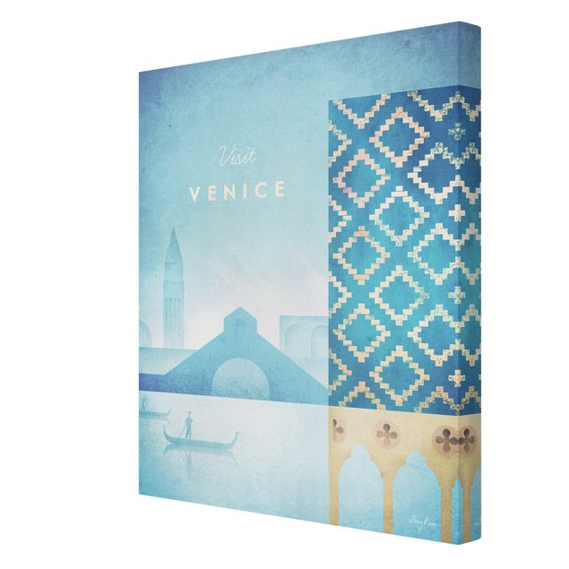 Stampa su tela - Poster viaggio - Venezia - Verticale 4:3