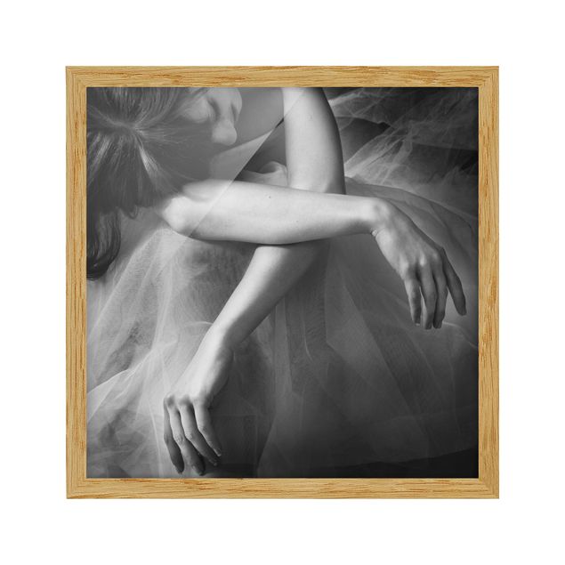 Poster con cornice - Le mani di un Ballerina - Quadrato 1:1
