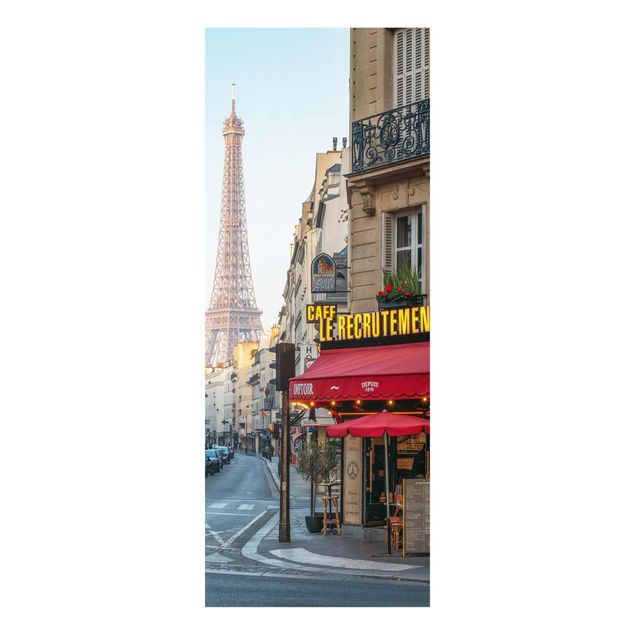 Quadro in vetro - Strade di Parigi