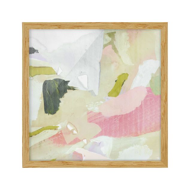 Poster con cornice - Chime In Rosé I - Quadrato 1:1