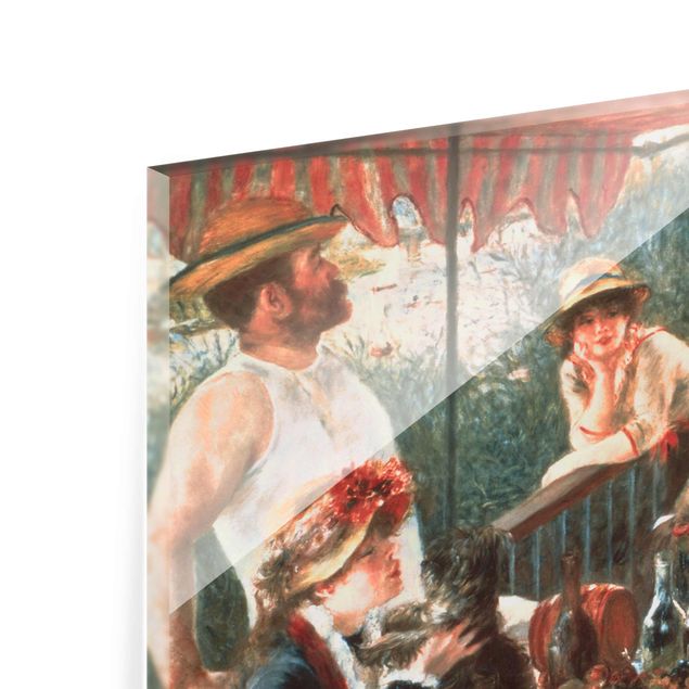 Quadro in vetro - Auguste Renoir - La colazione dei canottieri - Orizzontale 2:3