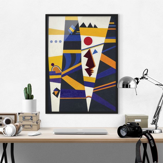 Poster con cornice - Wassily Kandinsky - Binding - Verticale 4:3