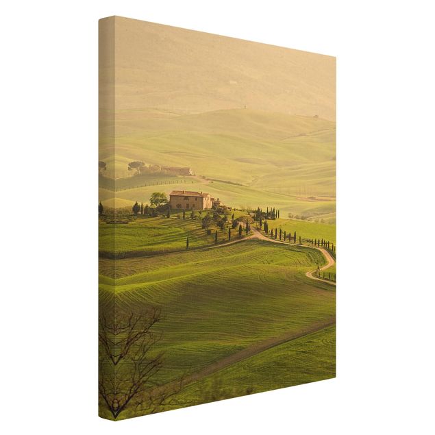 Quadro su tela naturale - Chianti in Toscana - Formato verticale 2:3