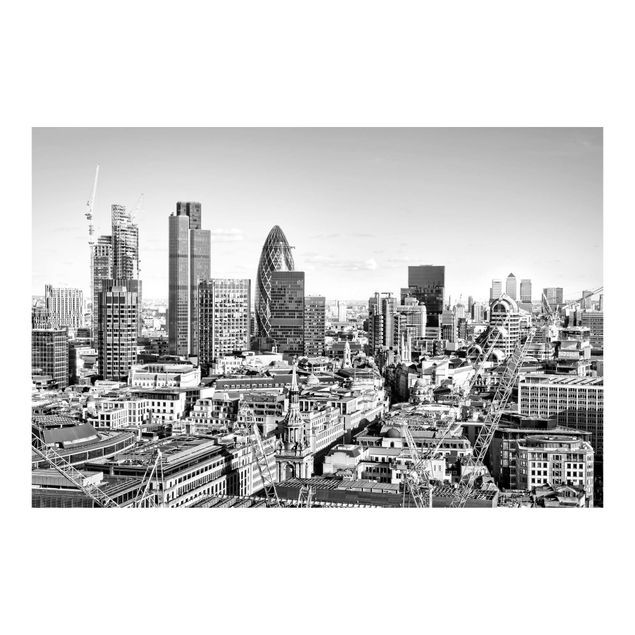 Carta da parati - City of London in bianco e nero