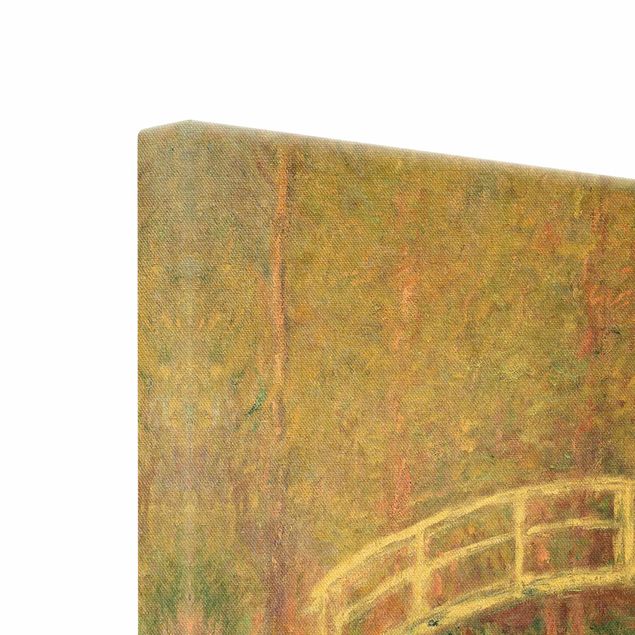 Stampa su tela - Claude Monet - The Bridge In Monets Garden - Quadrato 1:1