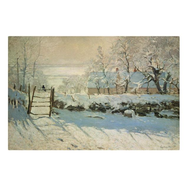 Stampe su tela Claude Monet - La gazza