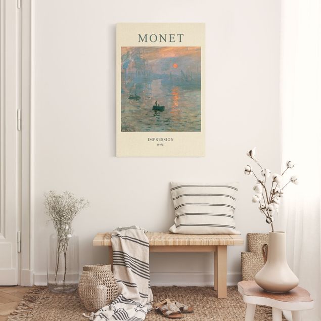 Quadri su tela Claude Monet - Impressione - Edizione da museo