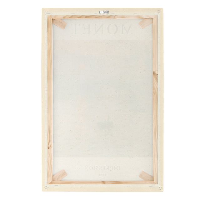 Quadro su tela naturale - Claude Monet - Impressione - Edizione museo - Formato verticale 2:3