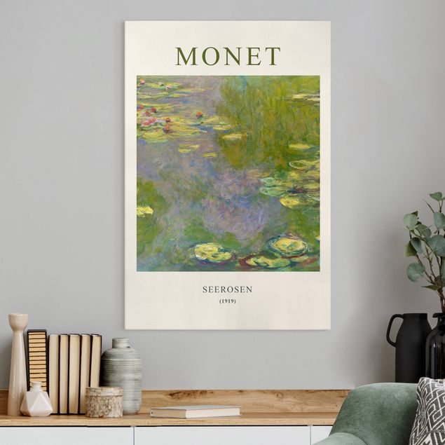 Riproduzione quadri su tela Claude Monet - Ninfee - Edizione museo
