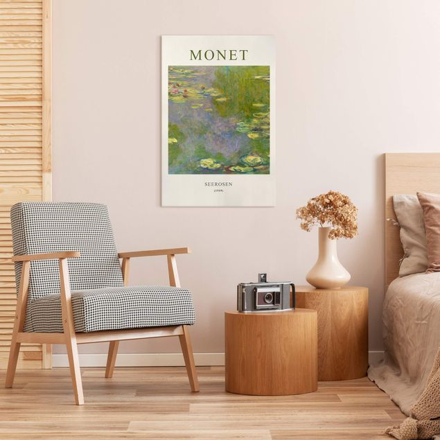 Quadri moderni per soggiorno Claude Monet - Ninfee - Edizione museo