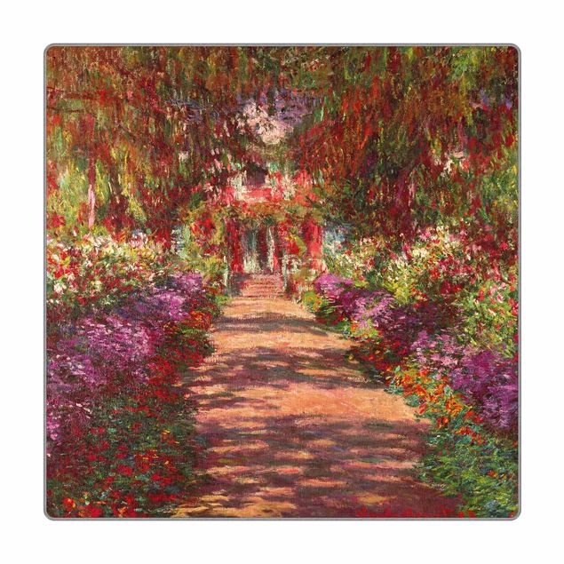 Tappeti  - Claude Monet - Vialetto nel giardino a Giverny