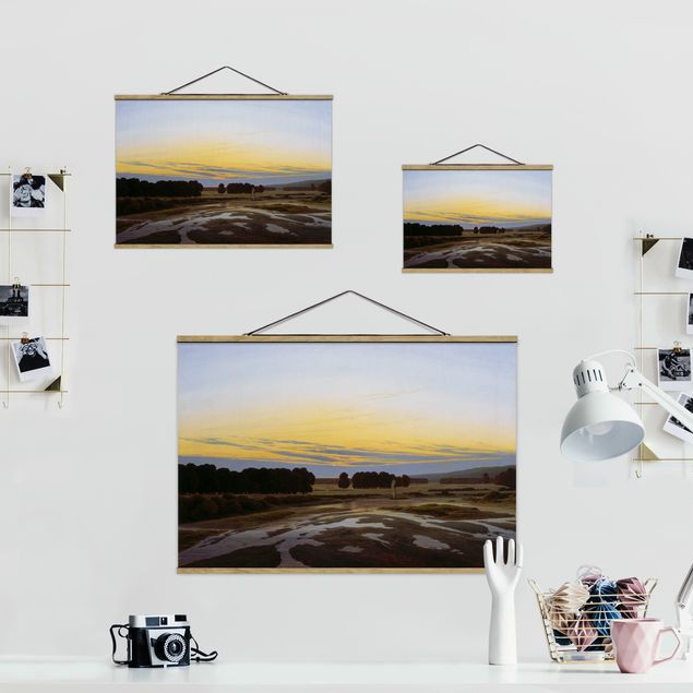 Foto su tessuto da parete con bastone - Caspar David Friedrich - La cabina Big - Orizzontale 2:3