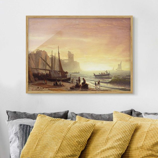 Albert Bierstadt Albert Bierstadt - La flotta da pesca