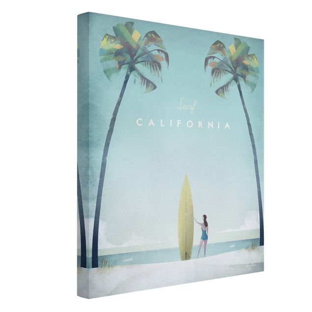 Riproduzioni su tela quadri famosi Poster di viaggio - California