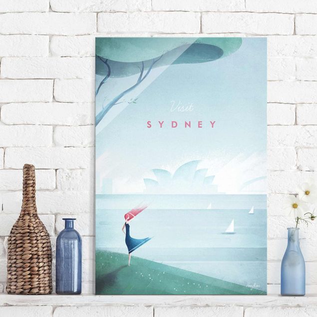 Lavagna magnetica vetro Poster di viaggio - Sidney