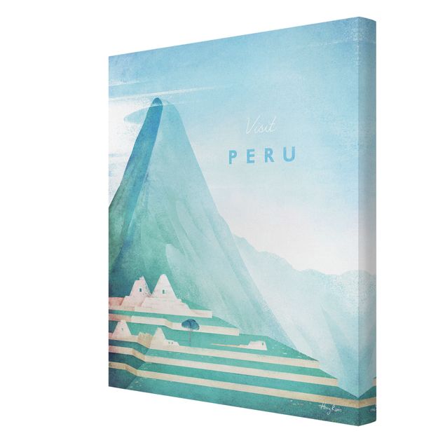 Stampa su tela - Poster di viaggio - Perù - Verticale 4:3