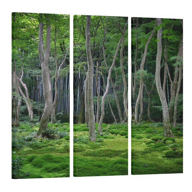 Stampa su tela Foresta giapponese