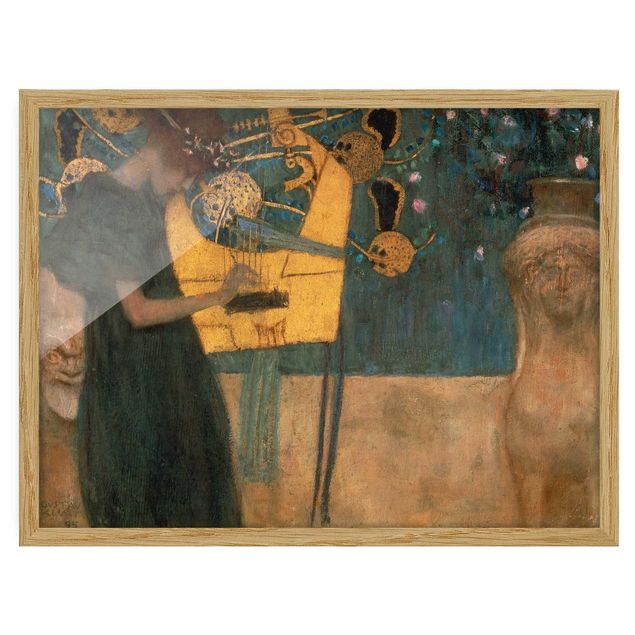 Poster con cornice - Gustav Klimt - Music - Orizzontale 3:4
