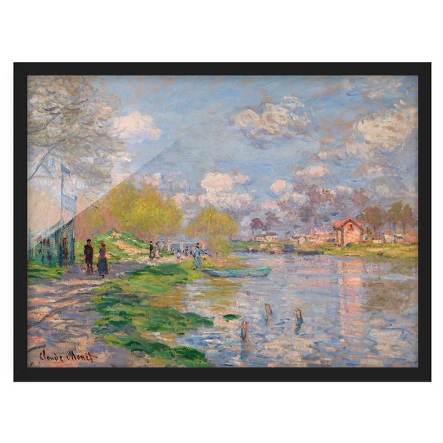 Poster con cornice - Claude Monet - Seine - Orizzontale 3:4