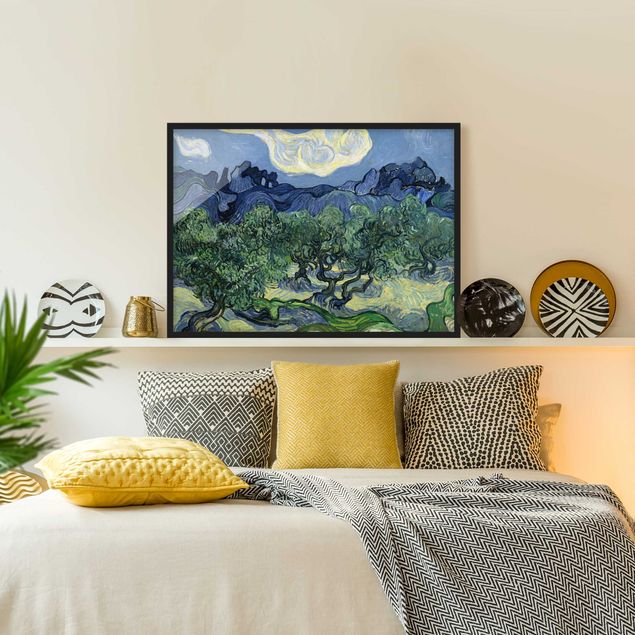 Poster con cornice - Vincent Van Gogh - Olive Trees - Orizzontale 3:4