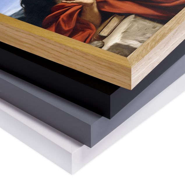 Poster con cornice - Guercino - Saint Jerome In The Wilderness - Verticale 4:3