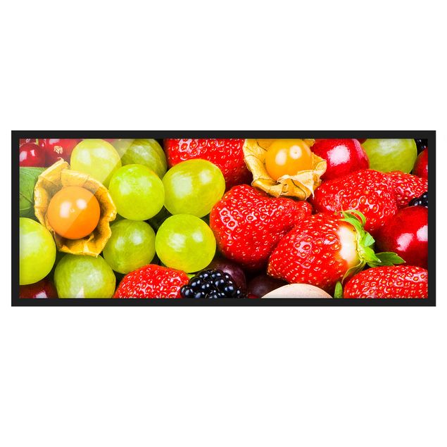 Poster con cornice - Frutti Tropicali - Panorama formato orizzontale