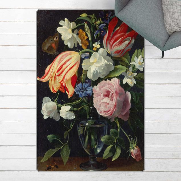 Tappeti floreali moderni Daniel Seghers - Vaso con fiori