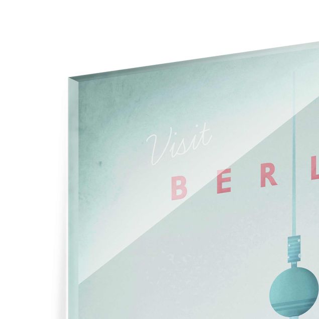 Quadro in vetro - Poster viaggio - Berlino - Verticale 3:2