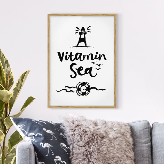 Poster con cornice - Vitamin Sea - Verticale 4:3