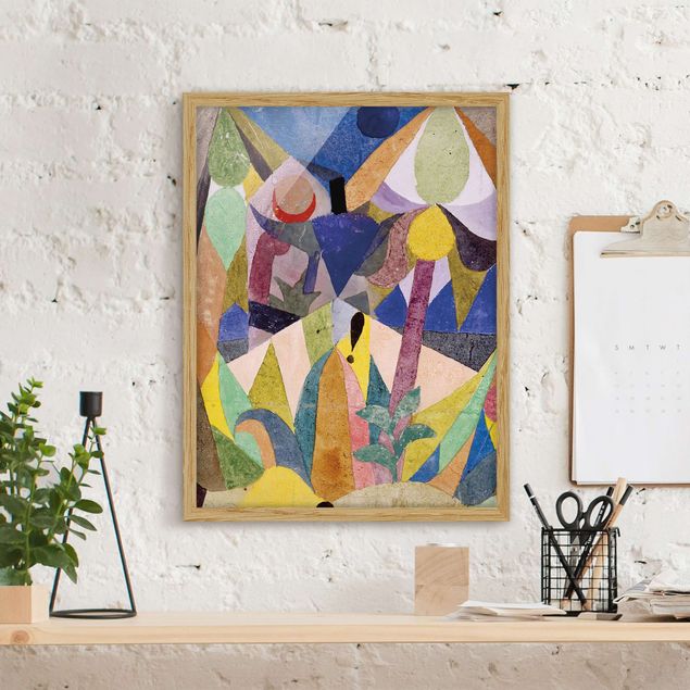 Abstrakte Malerei Paul Klee - Paesaggio mite tropicale