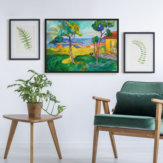 Poster con cornice - Edvard Munch - The Garden - Orizzontale 3:4