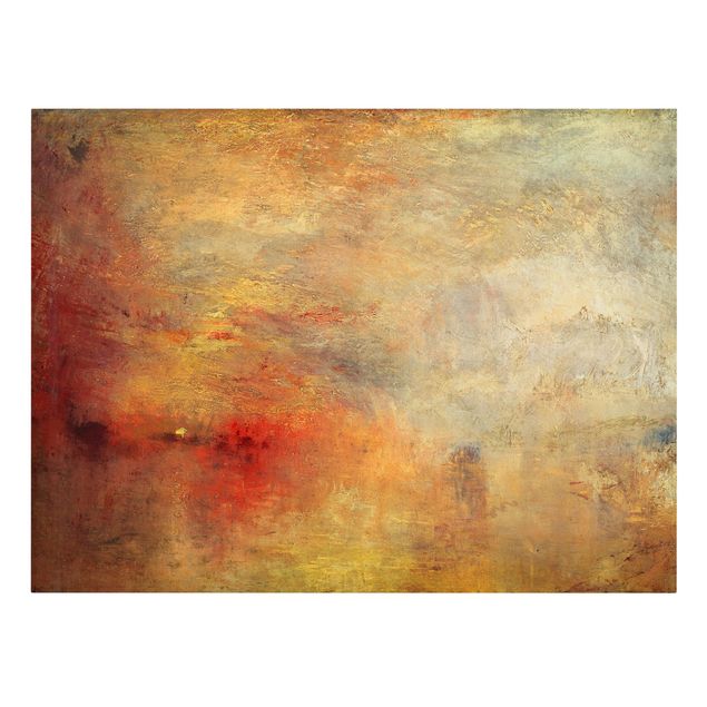 Stampe su tela paesaggio Joseph Mallord William Turner - Il tramonto sul lago
