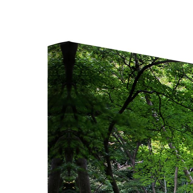 Stampa su tela 3 parti - Japanese Forest - Verticale 2:1