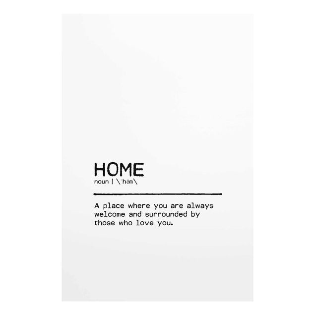 Quadro in vetro - Definition Home Welcome
