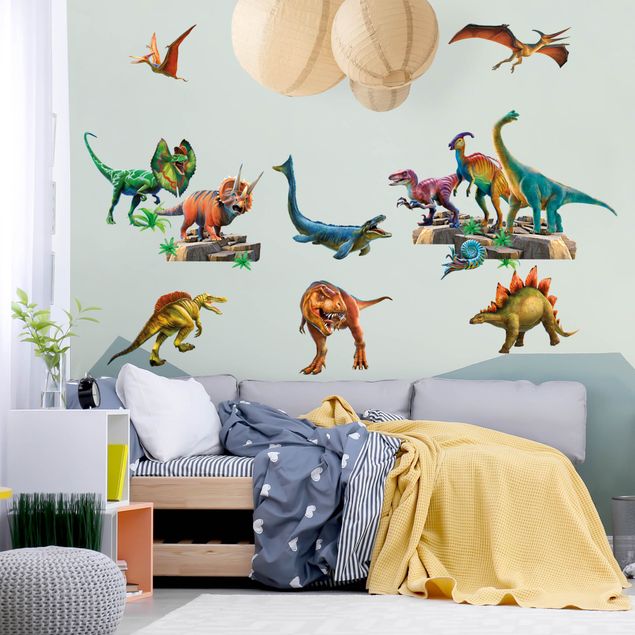 Adesivo murale - Dinosaur Mega Set.