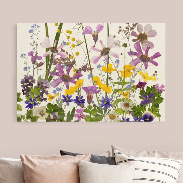 Riproduzioni su tela quadri famosi Prato di fiori profumati
