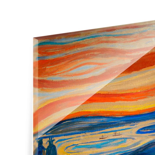 Quadro in vetro - Edvard Munch - L'urlo - Verticale 4:3