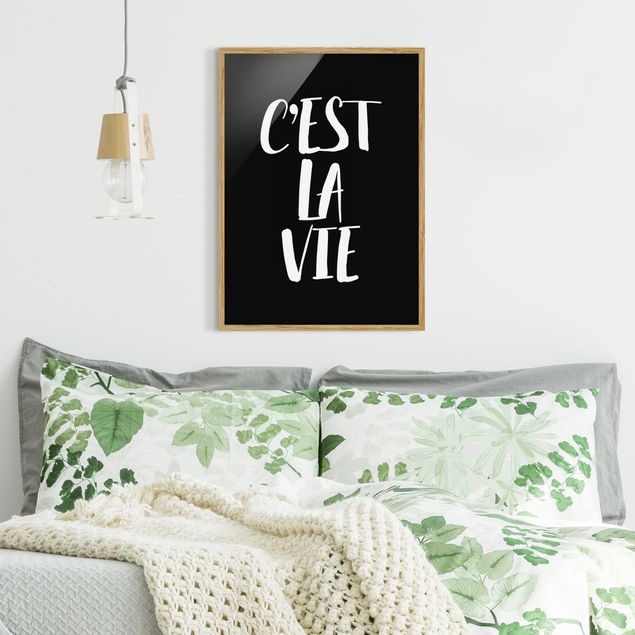 Poster con cornice - C'Est La Vie - Verticale 4:3