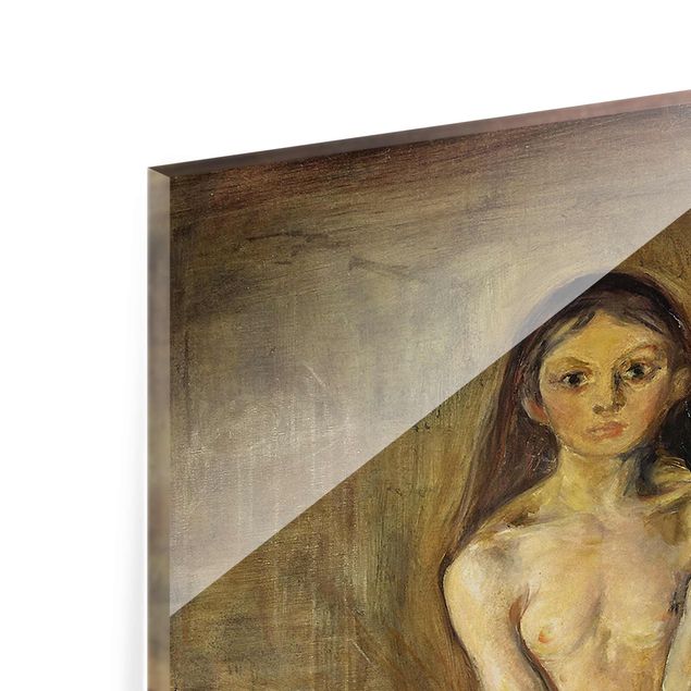 Quadro in vetro - Edvard Munch - Pubertà - Verticale 3:2