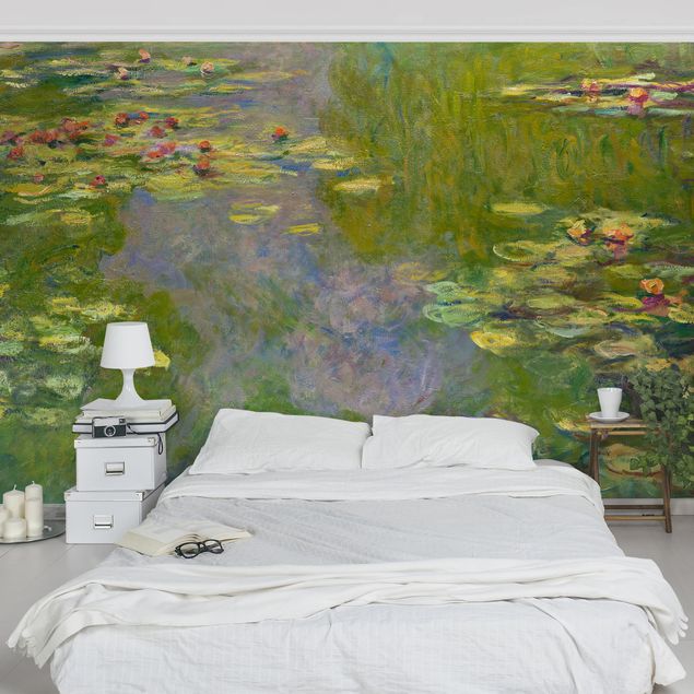 Carta da parati adesiva - Claude Monet - Verde Ninfee